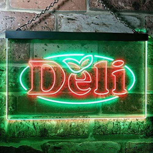 Deli Dual LED Neon Light Sign